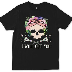 Hairdresser Hairstylist Stylist Barber Gift Funny Hair Saloon T-shirt