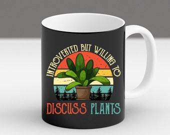 Introverted But Willing To Discuss Plants Shirt Plant Lover Shirt Introvert Shirt Unisex Jersey Short Sleeve Tee