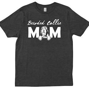 Hund Mama Liebhaber Pelz Mama Bearded Collie Nettes Geschenk für sie T-Shirt