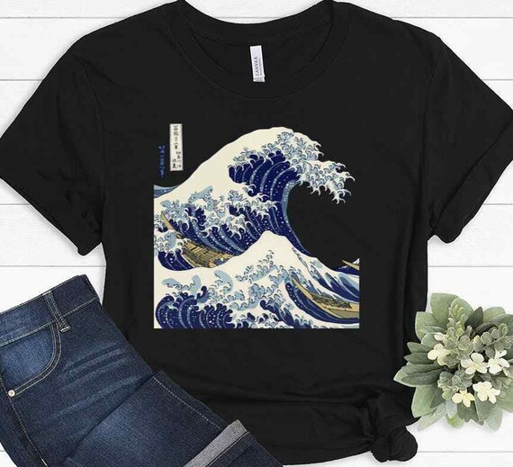 Great Wave off Kanagawa T-shirt, Japan Shirt, Cool Japanese