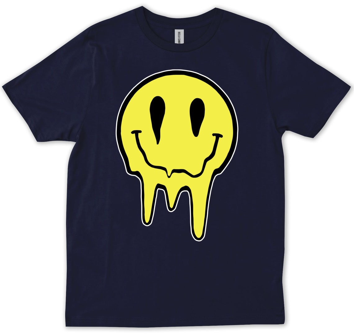 drippy smiley face t shirt