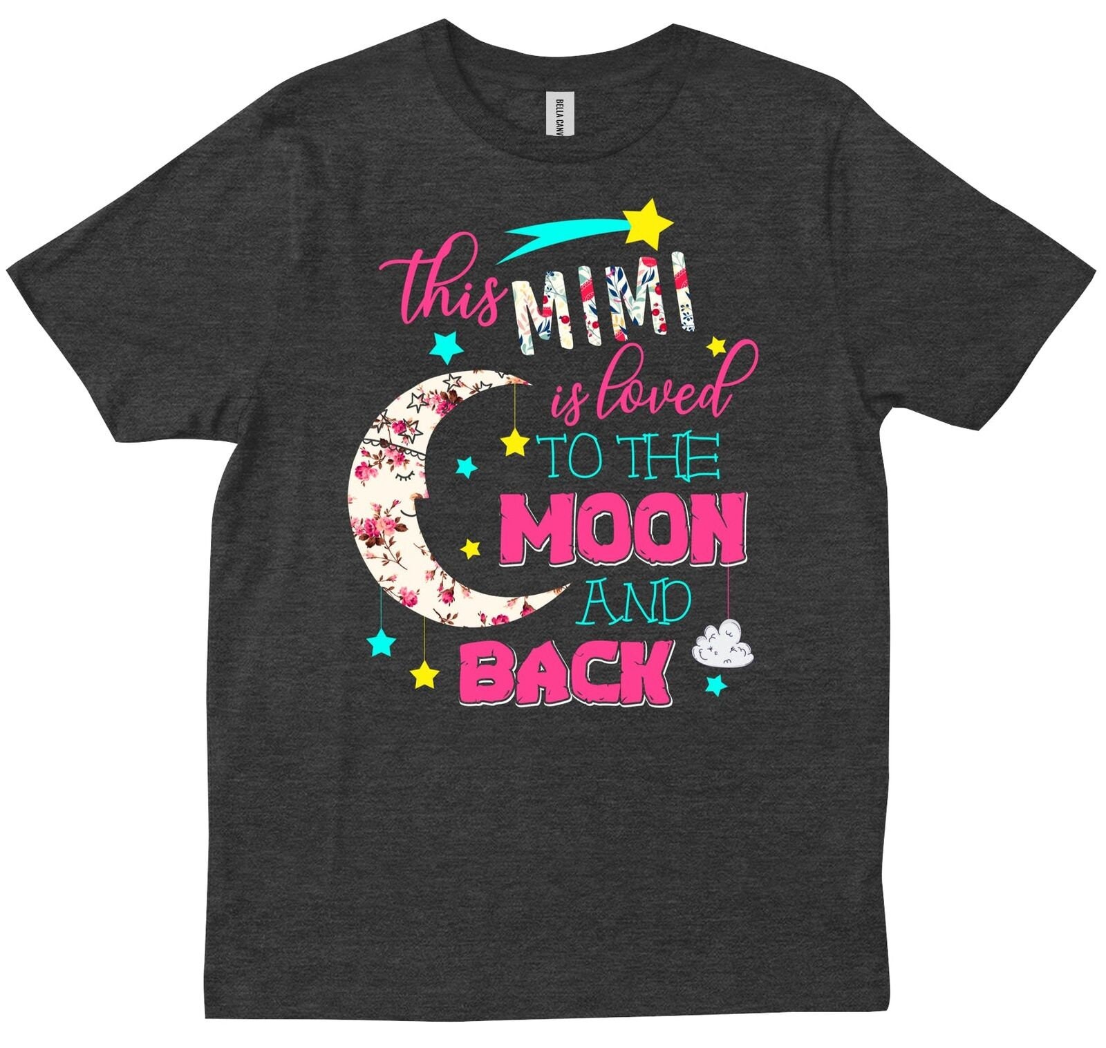 This Mimi Is Loved To The Moon And Back Shirt This Mimi Is Loved To The Moon And Back Shirt