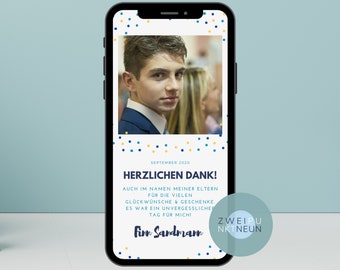 Einladungskarten zum Geburtstag Einladung Smartphone Handy Partyphone