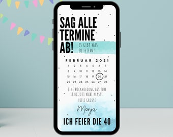 Whatsapp Einladung Etsy