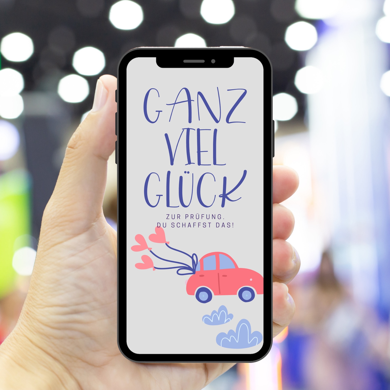 Viel Glück zur Fahrprüfung Führerschein Grußkarte Viel Glück Etsy.de