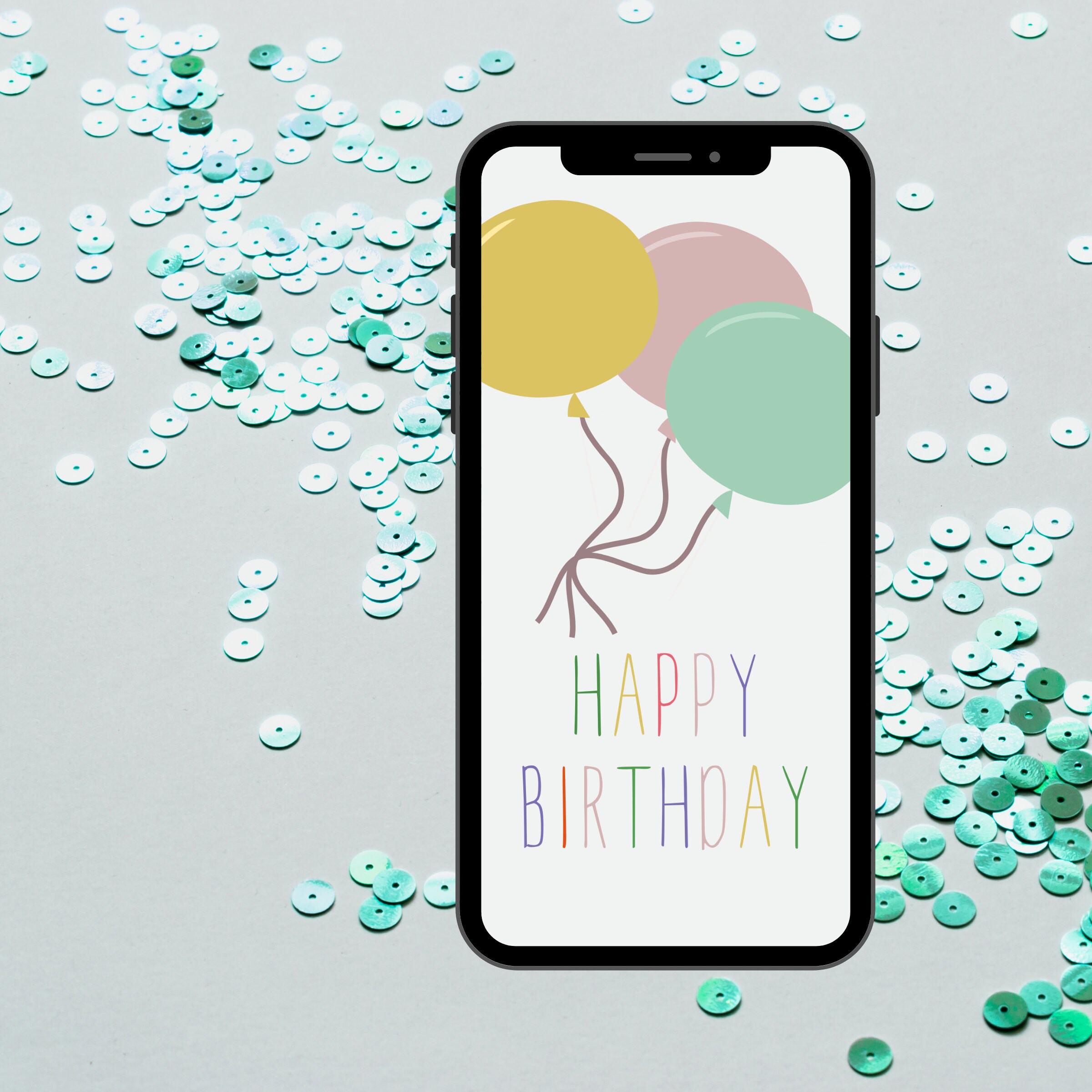 ECard birthday / digital invitation / Whatsapp invitation / Etsy