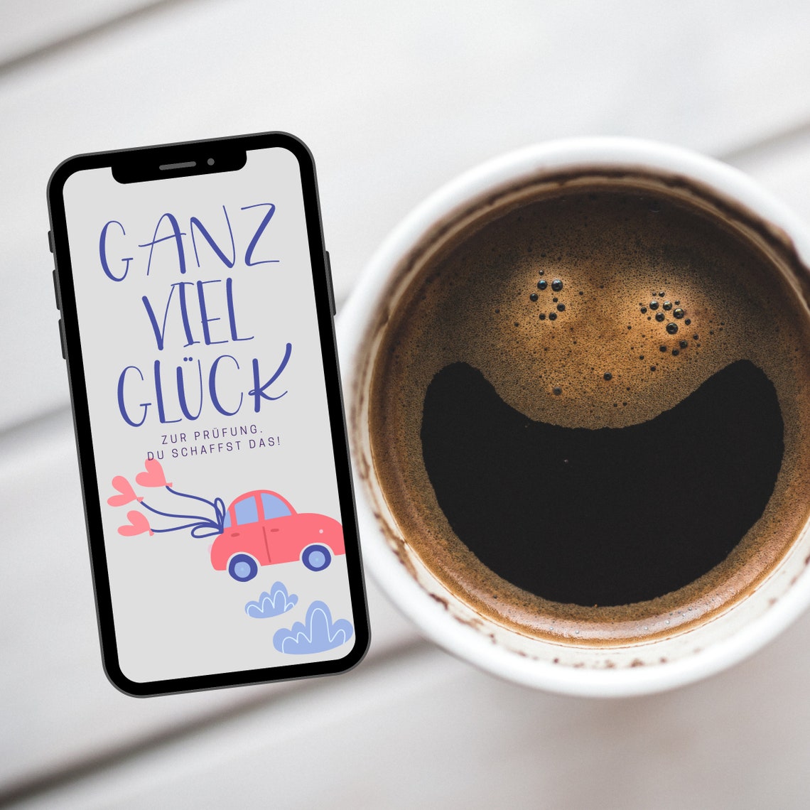 Viel Glück zur Fahrprüfung Führerschein Grußkarte Viel Glück Etsy.de