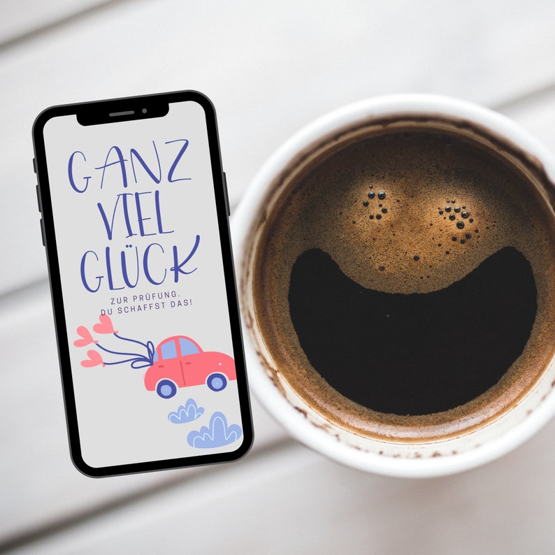 Viel Glück zur Fahrprüfung Führerschein Grußkarte Viel Glück Etsy.de