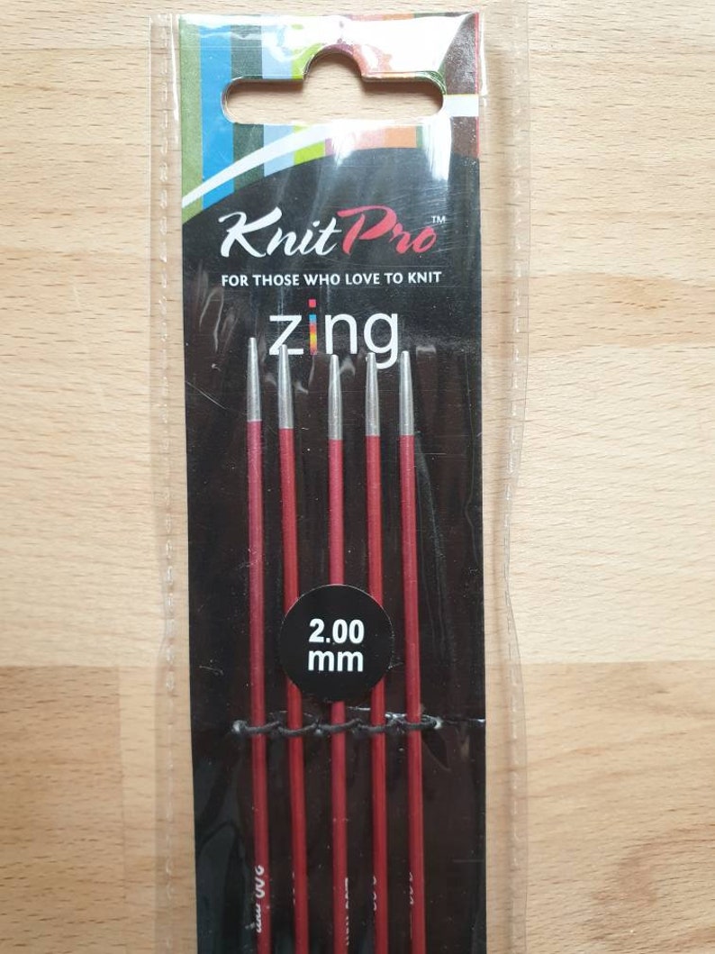 ZING needle game from Knit per 15 cm length knitting needles different needle sizes 2,00 mm