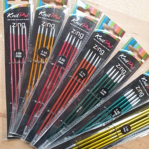 ZING needle game from Knit per 15 cm length knitting needles different needle sizes image 1