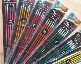 ZING needle game from Knit per 15 cm length knitting needles different needle sizes