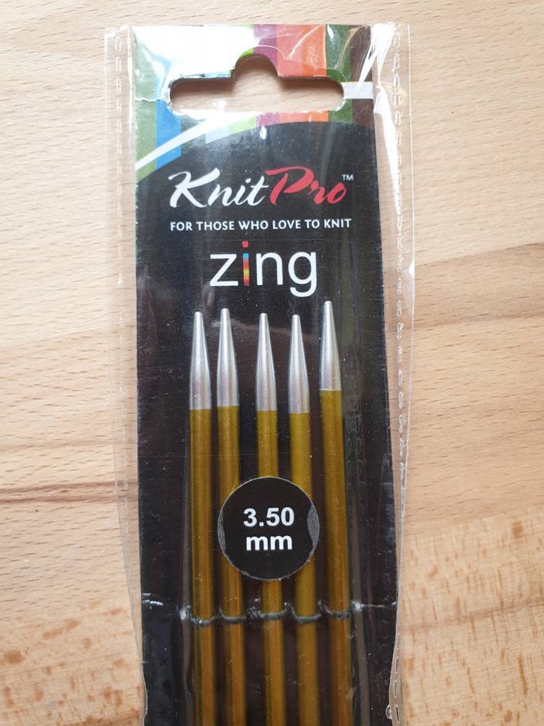 ZING needle game from Knit per 15 cm length knitting needles different needle sizes 3,50 mm