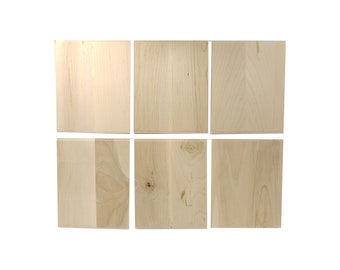 Soft maple wood blanks 8x10x1/4, project wood