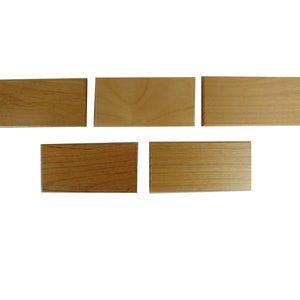 Laser Ready Customizable red alder blanks