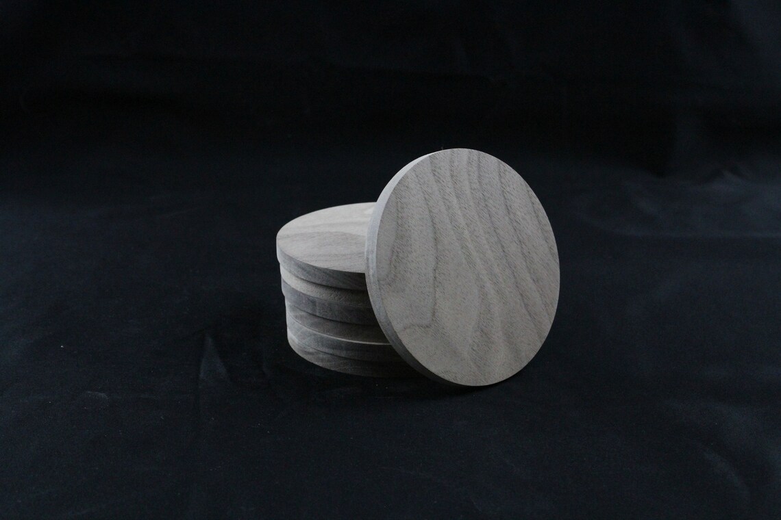 Bulk Wooden Coasters Etsy