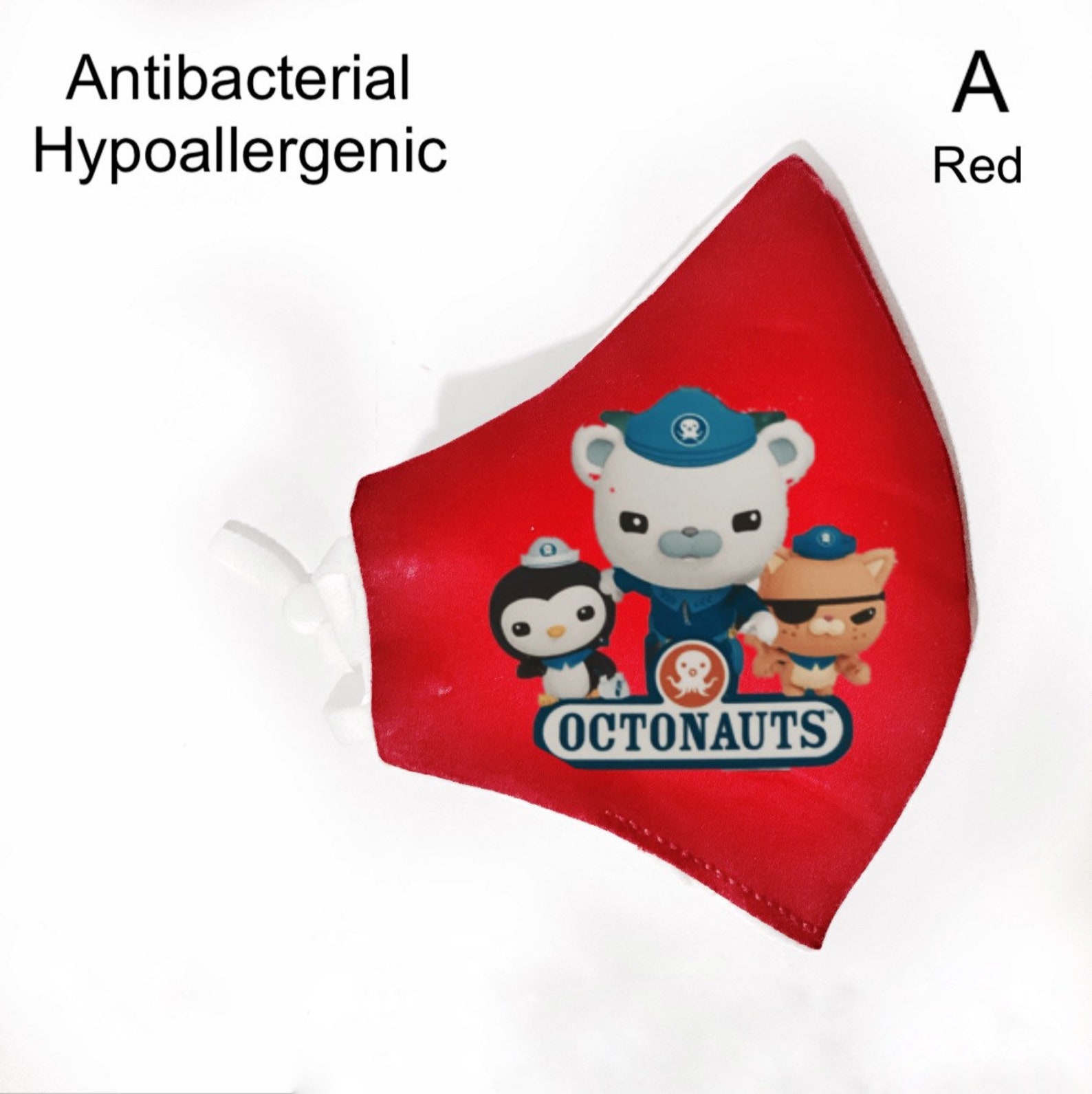 Octonauts Children Face Mask With Filter 100 Cotton Face Etsy