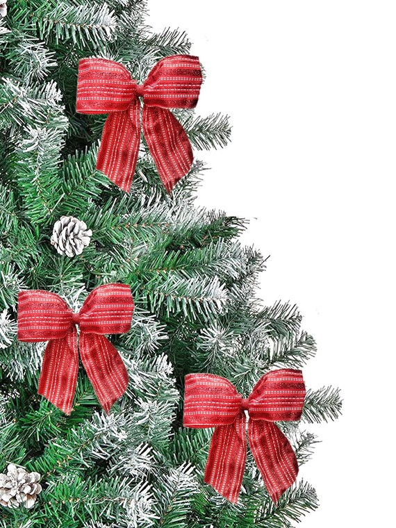 1Plusselect 48Pcs Christmas Baubles Red & Gold, Shatterproof Christmas Tree Decorations, 5cm Christmas Balls In 8 Styles, Hanging Ornaments For Xmas Tree Holiday Party Decor