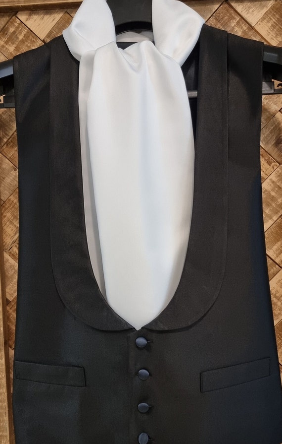 PURE SILK White Dress Scarf New Hand Made Mens Scarves Etsy