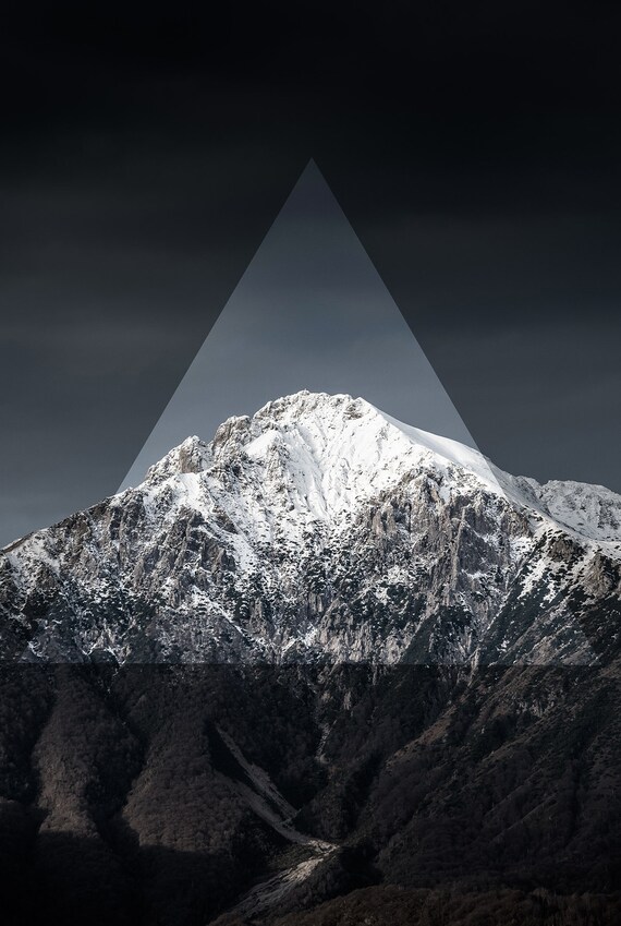 Fifteen Feet of Pure White Snow Triangle download Etsy UK