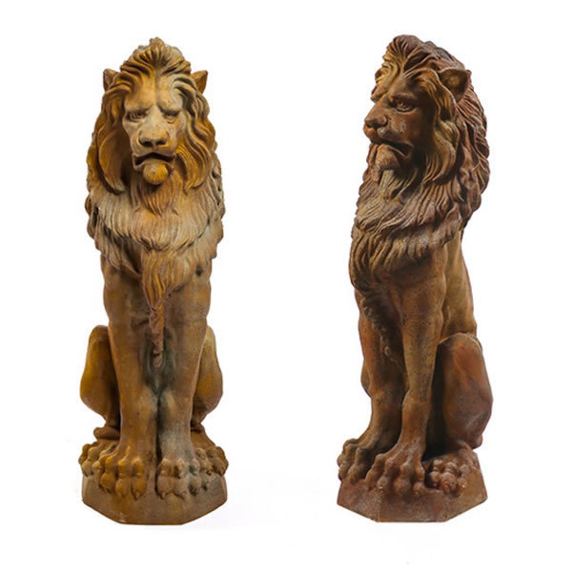 Entrance Lions For Driveway Home Outdoor Garden Statue Etsy
