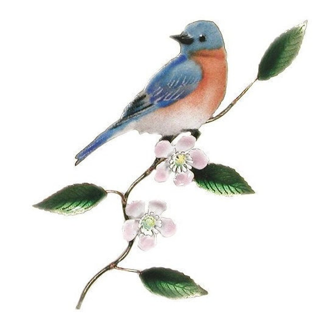 Eastern Bluebird Bird Metal Wall Art Sculpture by Bovano of Etsy