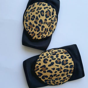 Knee pads for pole dance, pole exotic, fitness, twerk wear, high heels outfit, training, gym black red beige leopard panther Sexy clothes