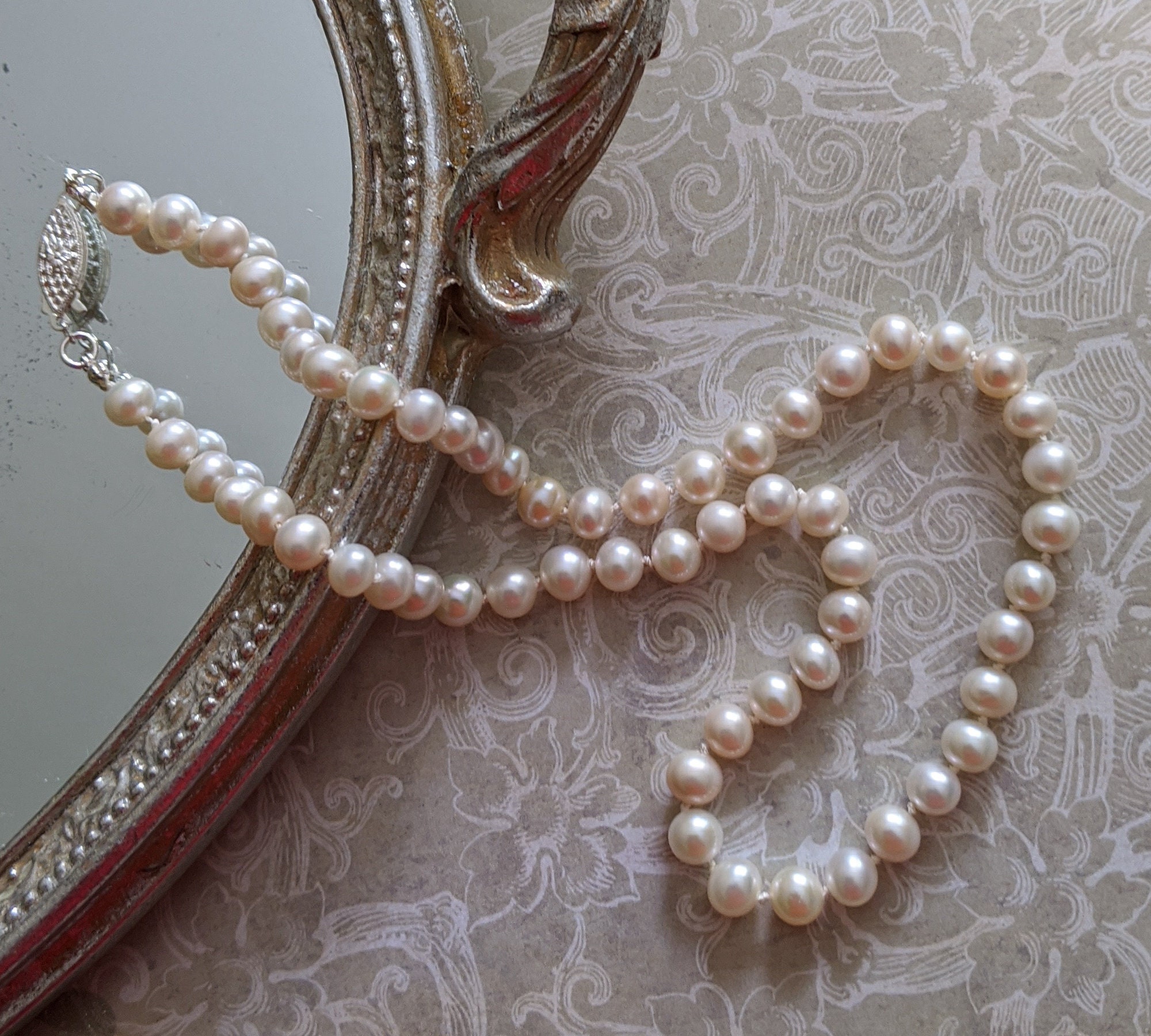 A string of red pearls! – Freshwater Creations