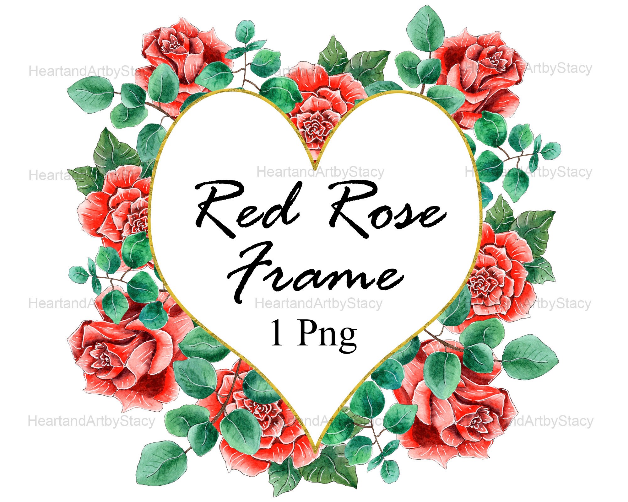 Real Roses Heart Frame Red Rose Heart Frame Valentines Day Design Digital Download - Etsy