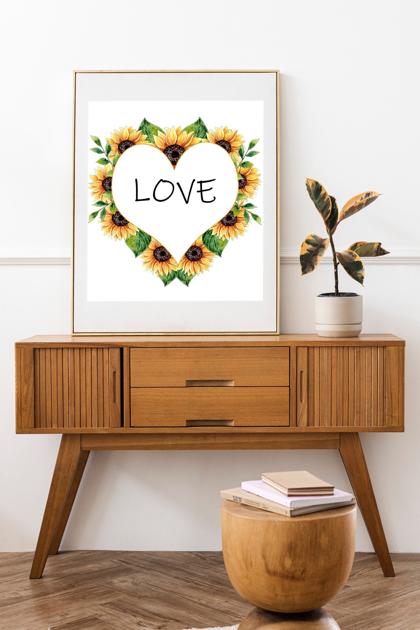 Free Free 247 Clipart Sunflower Heart SVG PNG EPS DXF File