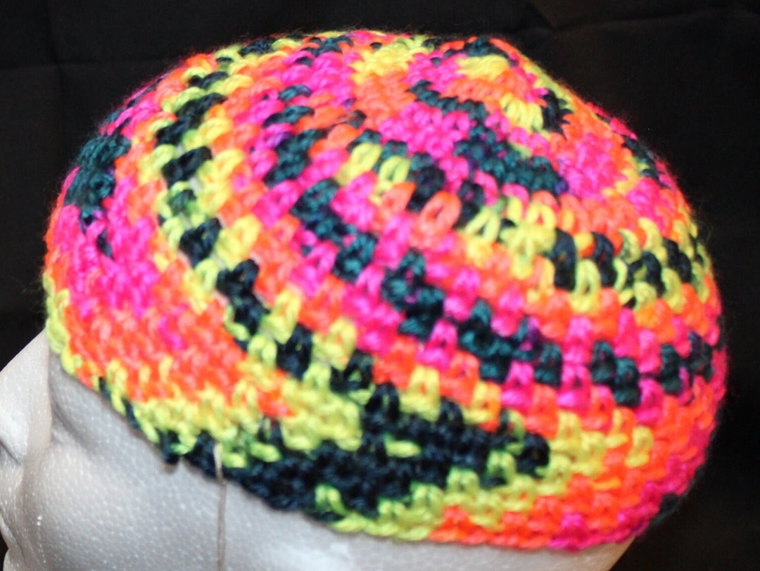 ORANGE, YELLOW & WHITE PIERCING HAT