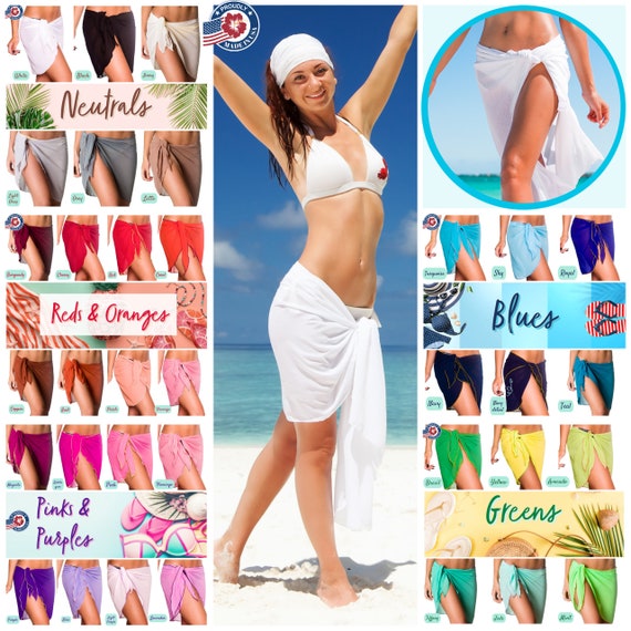Women Sarong Beach Wrap Cover up Plus Size Sarong Bachelorette Bride Sarong  Skirt Hawaii Tropical Black White Bathing Suit Sarong Coverups 