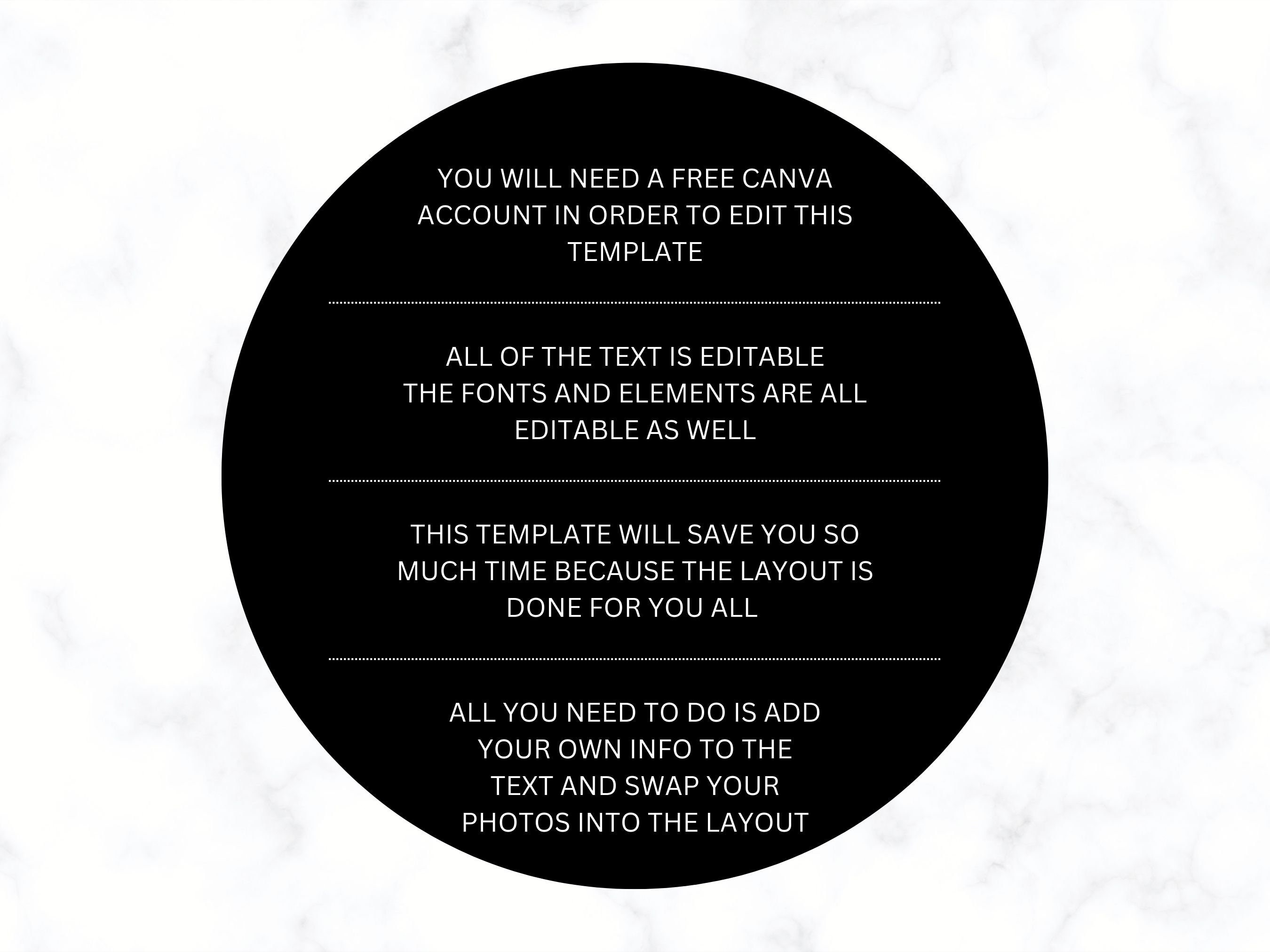 Year in Review Template, Editable Canva Template, Christmas Family ...