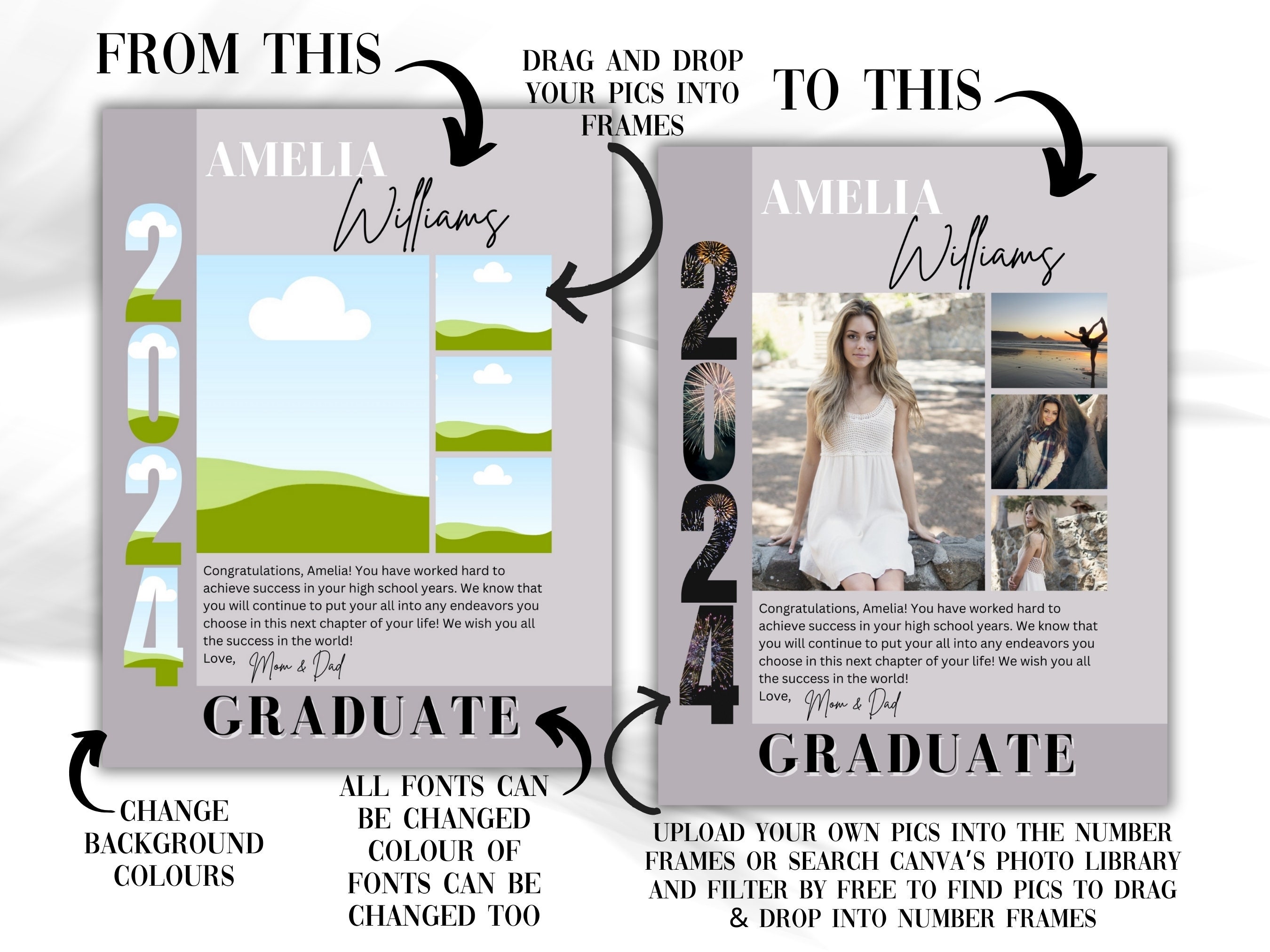 Full Page High School Senior Yearbook Ad, Editable Full Page Yearbook Full Page High School Senior Yearbook Ad, Editable Full Page Yearbook
