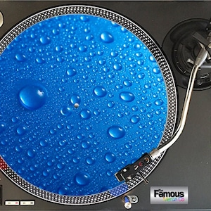 Water droplet 12" Felt turntable Mat