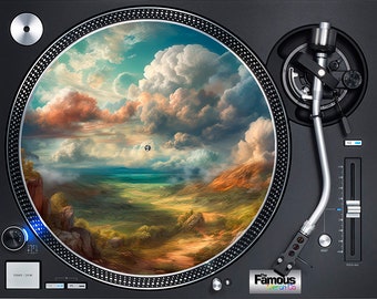 Fantasy Clouds 7" or 12" Turntable DJ Slipmat