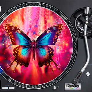 Butterfly 7" or 12" Felt Turntable Mat