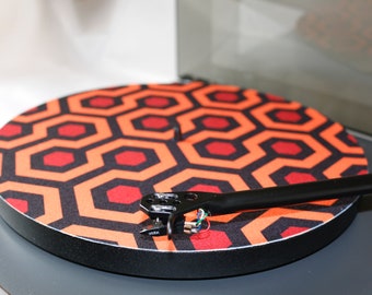 Shining Overlook Hotel Carpet Pattern 7" or 12" felt turntable DJ Slipmat