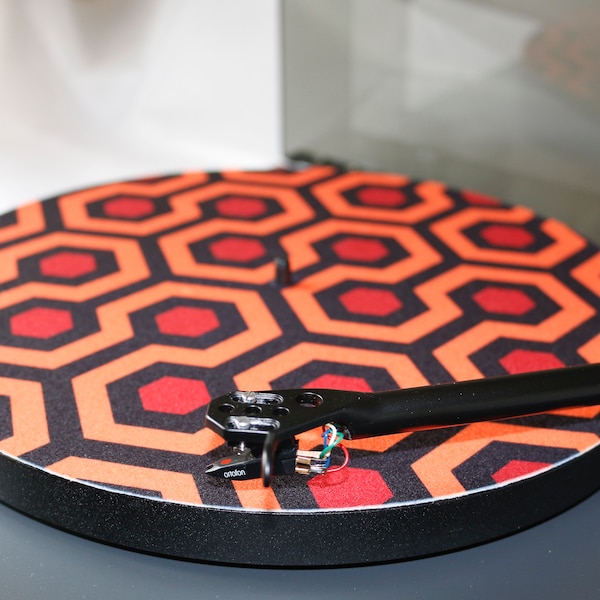 Shining Overlook Hotel Carpet Pattern 7" or 12" felt turntable DJ Slipmat