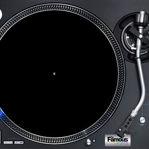 Plain Black 7" or 12" Turntable DJ Felt Slipmat