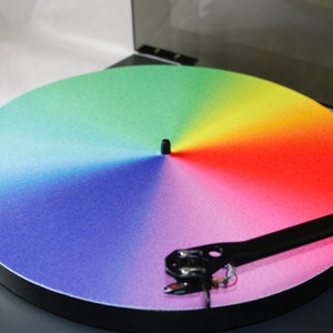 Colour Wheel 12" Felt turntable DJ Slipmat