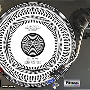 Turntable Stroboscope 12&quot; Felt Turntable Mat