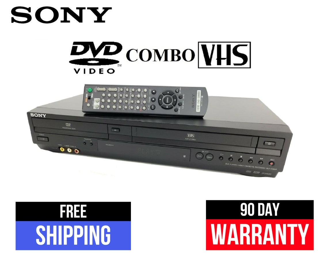 Sony DVD VCR Combo Player/recorder SLVD380P Refurbished Etsy