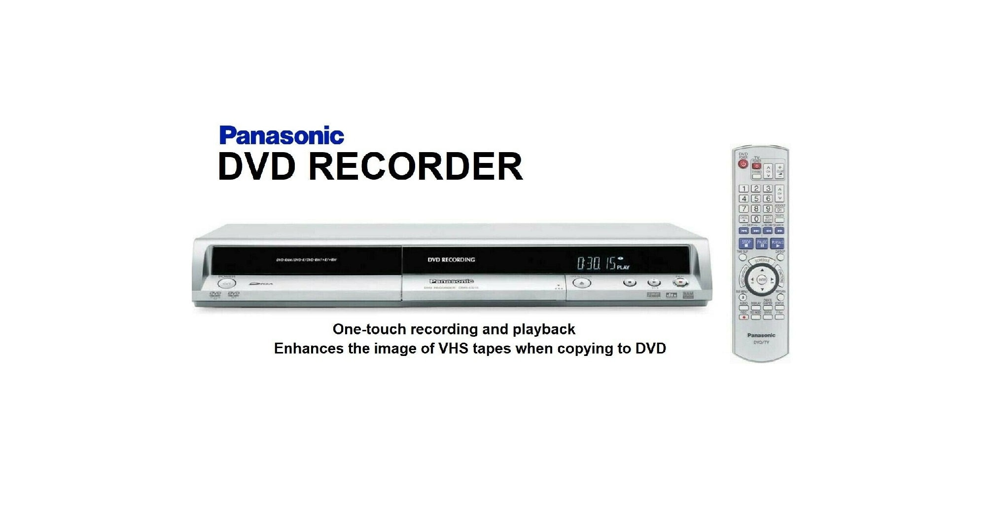 Panasonic DMRES15 DVD Recorder With Digital Video Output and