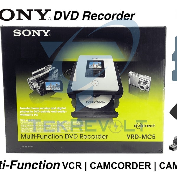 Sony DVD Recorder Multi-Function Transfer vhs to DVD