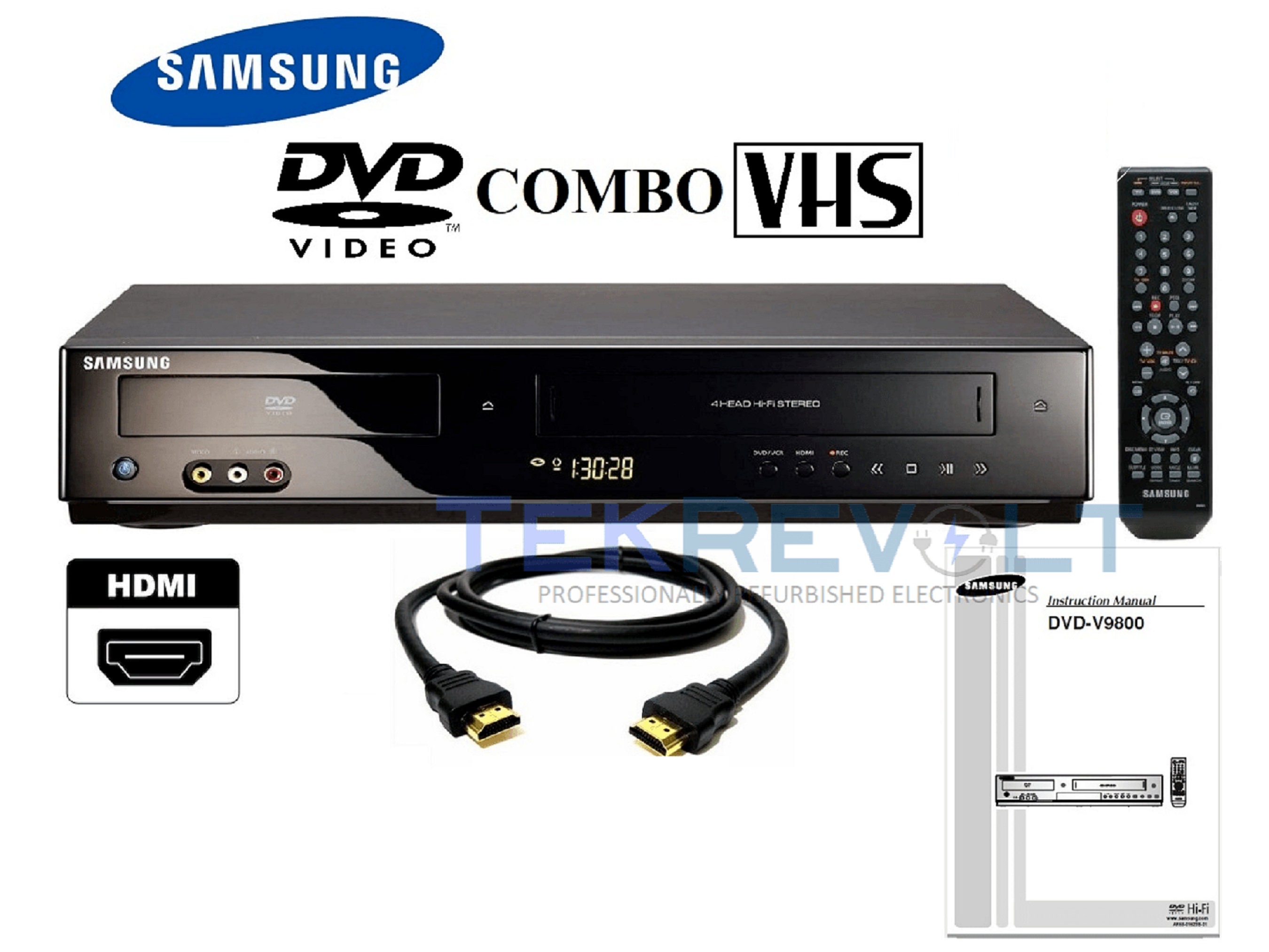 Email schrijven Midden Laan Samsung VHS Combo DVD Player 1080p Upconverting HDMI - Etsy