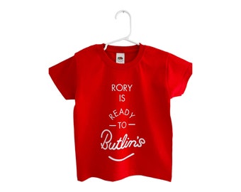 Ready to Butlin’s T-shirt for kids. Butlin’s T-shirt. Butlin’s holiday.