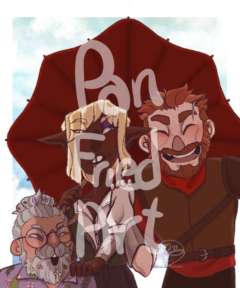 The Adventure Zone Balance Art Print Etsy