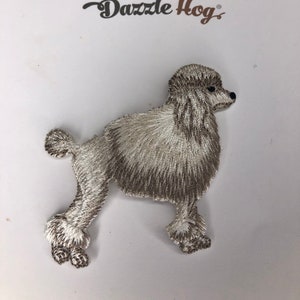 Fancy poodle Dog Patch - Iron on - Applique