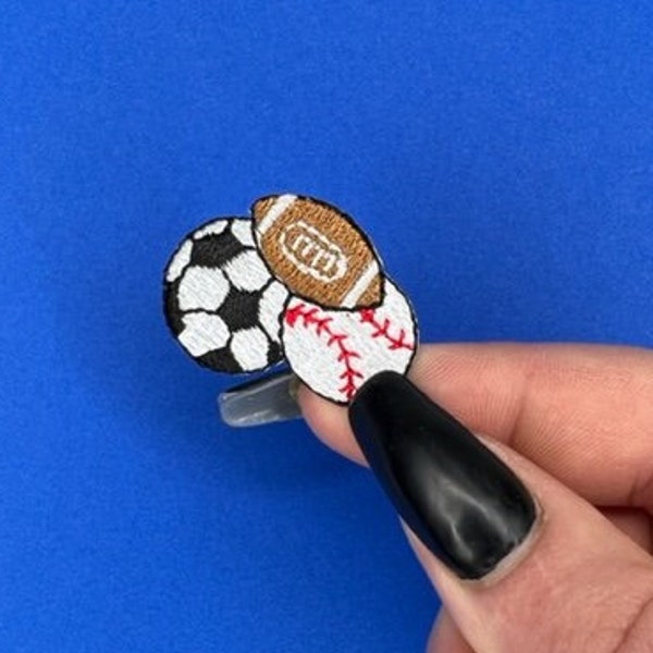 Tiny Sports Balls Patch - Iron on - Applique