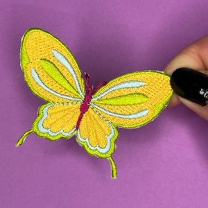 Butterfly/Moth Patch - Iron on - Applique - Realistic, Natural
